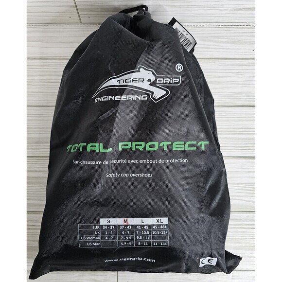 Tiger Grip Total Protect Plus Anti-Slip Overshoe w/Toe Cap & Midsole Medium - Picture 2 of 9